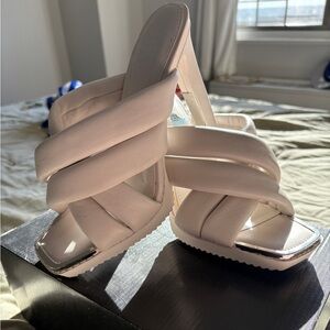 Dkny leather mules